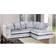 Furniture 786 Bella Silver Sofa 212cm 3 Seater