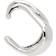 Maria Black Silver River Single Ear Cuff Silver UNI