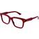 Gucci GG1265O 003 Burgundy Size Frame Only Blue Light Block Available Burgundy