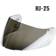 HJC HJ-25 Visor - Dark Smoke/Black