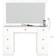 Boahaus Yara Bedroom White Dressing Table 14.6x46.3"