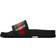 Gucci Web Rubber Slide Sandal - Black Rubber