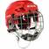 CCM Caschi Hockey su Ghiaccio Rosso Adulti TACKS 210 Combo rosso