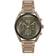 HUGO BOSS Green-dial watch with bracelet