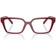 Tiffany Kvinde TF2232U 8366 Optiske Stel Injiceret Rød Transparent Firkantet