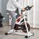 Homcom Upright Exercise Bike Machine White