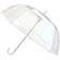 Smati Smartbulle Large Clear Stick Umbrella - White