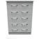 Welcome Furniture Avon Dusk Grey Chest of Drawer 76.5x107.5cm