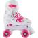 Roces Quaddy 2.0 Adjustable Roller Skates White/Pink