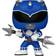 Funko Pop! Vinyl MMPR 30-års jubliæum Blue Ranger-figur