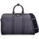 Gucci Ophidia Leather-Trimmed Monogrammed Coated-Canvas Weekend Bag - Black