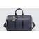 Gucci Ophidia Leather-Trimmed Monogrammed Coated-Canvas Weekend Bag - Black