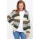 Noella Kala Knit Cardigan Wool Army/beige Stripes