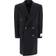 Dolce & Gabbana Double-breasted Wool Coat Black