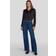 7 For All Mankind High-Rise Straight Jeans Tess Trouser blau