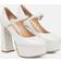 Gianvito Rossi Mary Jane Platformsko Dame - Hvid