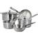 De Buyer Kastrullset Alchimy 8 st med Glaslock 8 Delar Set
