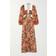 Rixo Kamilla printed georgette maxi dress multicoloured