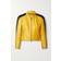 Balenciaga Cropped Leather Jacket - Yellow