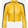 Balenciaga Cropped Leather Jacket - Yellow