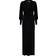 ROTATE Birger Christensen Hooded maxi dress black