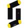 Happy Socks Beatles Silhouettes - White/Yellow/Red