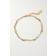Saint Laurent Cassandre Chain Bracelet Womens Yellow Gold