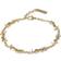 Saint Laurent Cassandre Chain Bracelet Womens Yellow Gold