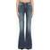 Alexander McQueen Halbhohe Bootcut-jeans - Blau