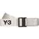 Y-3 Belt Classic Logo Talc