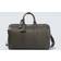 Gucci Ophidia Leather-Trimmed Monogrammed Coated-Canvas Duffle Bag - Gray