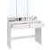 Vasagle Devin White Sminkbord 40x100cm