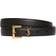 Saint Laurent Monogram Grained Leather Belt - Schwarz