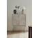 Ellos Chevron White Opbevaringsskab 80x107cm