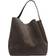 Toteme Leather shoulder bag granite no size