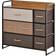 Homcom 3-Tier Multicoloured Chest of Drawer 80x78.5cm