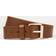 Carhartt WIP Script Unisex Leather Belt Cognac/Silver