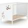 Webaby WEBABY Babyseng Renard Panda med paneler hvid 60 120 dag 11x babypoints 60x120cm