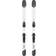 Wedze Men's Skis With Bindings Piste Cross - Black/White