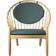 FDB Møbler J166 Jørna Chair Oak Nature Lacquered-Dark Green Armchair