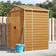 vidaXL Capanno Giardino Marrone Chiaro 191x130x198 cm Acciaio Zincato (Superficie edificio )