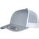 Flexfit 6-Panel Trucker Cap - Heather Grey/White