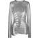 Paco Rabanne Top Aus Viskosejersey Und Lurex Silber