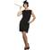 Henbrandt Black Flapper Dress Costume