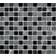 Mosaik-Netzwerk Mosaik CM M462 Glas & Sten Mix Sort 32,7 x 30,2 cm