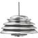 Verpan Hive Polished Aluminium Pendant Lamp 48cm