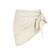 Zaful Textured Tie Side Beach Sarong - Light Coffee