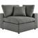 modway Commix Down Filled Overstuffed Grey Sofa 120" 6