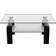 Costway Rectangle Black Coffee Table 23.5x39.5"