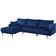 Beliani Varde Navy Blue Sofa 245cm 3 Seater